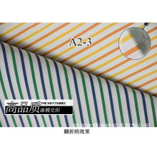 Gelb/Orange Streifen weiches Garn gefärbt Shirt-Stoff